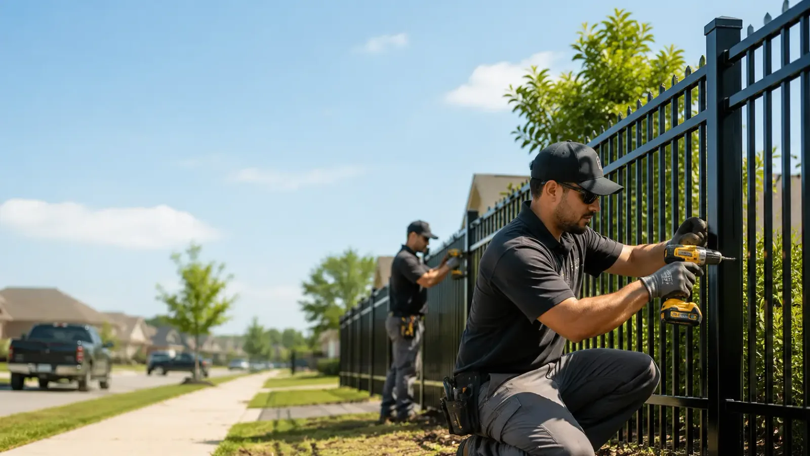Metal Fence Installation in Bay City, WI